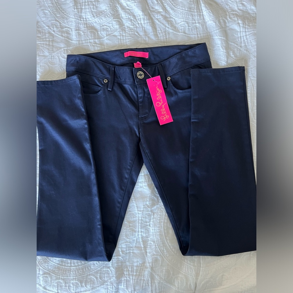 Lilly Pulitzer Navy Skinny Jeans